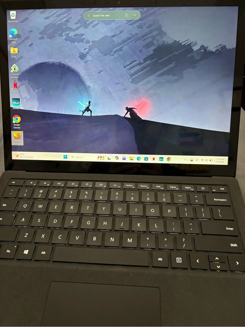 Microsoft Surface Laptop in Matte Black